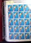1972-98, Fauna & Flora thematics group in sheets with
