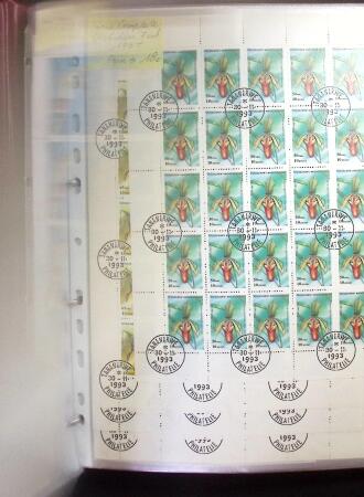 1972-98, Fauna & Flora thematics group in sheets with
