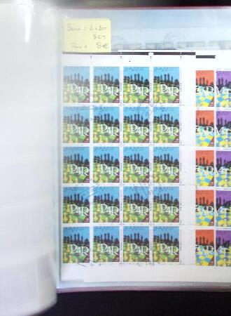1972-98, Fauna & Flora thematics group in sheets with
