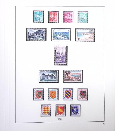 1876-1991 Collection de France en albums avec neufs