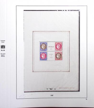 1876-1991 Collection de France en albums avec neufs