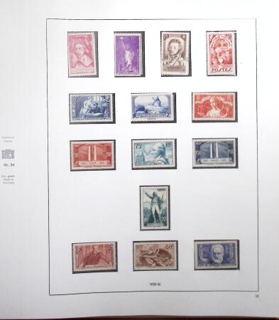 1876-1991 Collection de France en albums avec neufs