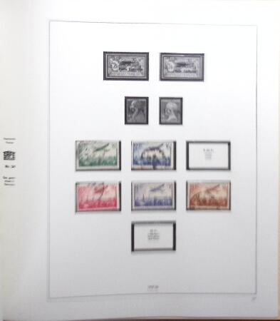 1876-1991 Collection de France en albums avec neufs