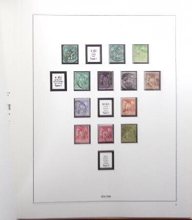 1876-1991 Collection de France en albums avec neufs