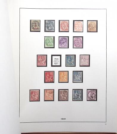 1876-1991 Collection de France en albums avec neufs