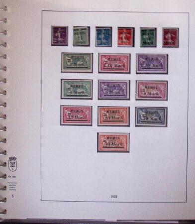 1824-1922 MEMEL: Specialised collection in Lindner