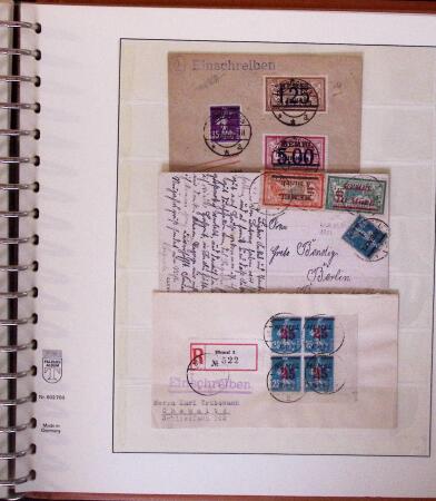 1824-1922 MEMEL: Specialised collection in Lindner