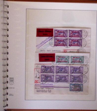 1824-1922 MEMEL: Specialised collection in Lindner
