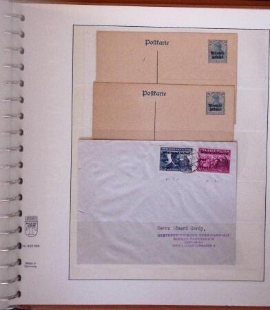 1824-1922 MEMEL: Specialised collection in Lindner
