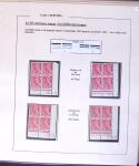 1938-44 TYPE MERCURE : Importante collection d'exposition