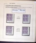 1938-44 TYPE MERCURE : Importante collection d'exposition