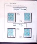 1938-44 TYPE MERCURE : Importante collection d'exposition