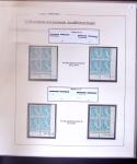 1938-44 TYPE MERCURE : Importante collection d'exposition