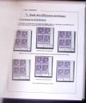 1938-44 TYPE MERCURE : Importante collection d'exposition