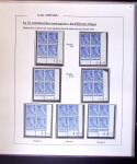 1938-44 TYPE MERCURE : Importante collection d'exposition