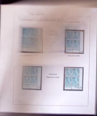 1938-44 TYPE MERCURE : Importante collection d'exposition