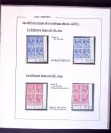 1938-44 TYPE MERCURE : Importante collection d'exposition