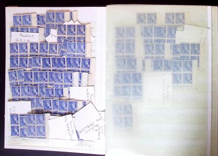 1938-44 TYPE MERCURE : Importante collection d'exposition