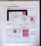 1938-44 TYPE MERCURE : Importante collection d'exposition