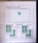 1938-44 TYPE MERCURE : Importante collection d'exposition