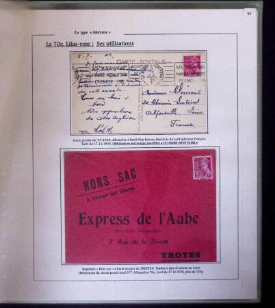 1938-44 TYPE MERCURE : Importante collection d'exposition