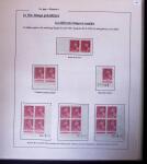 1938-44 TYPE MERCURE : Importante collection d'exposition