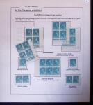 1938-44 TYPE MERCURE : Importante collection d'exposition