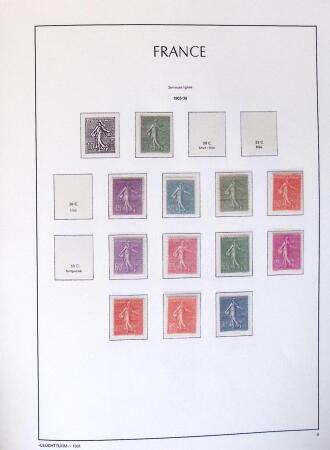 1849-1999 Collection neuve de France en 4 albums dont