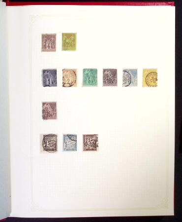 1876-1946 Collection surtout oblitérée des colonies