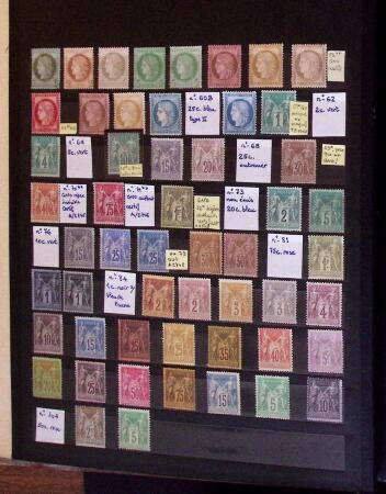 1854-1991 Excellent stock de neufs par multiples dont