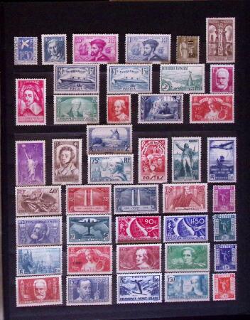 1854-1991 Excellent stock de neufs par multiples dont