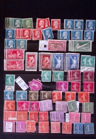 1854-1991 Excellent stock de neufs par multiples dont