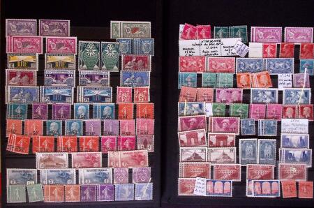 1854-1991 Excellent stock de neufs par multiples dont