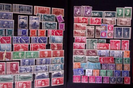 1854-1991 Excellent stock de neufs par multiples dont