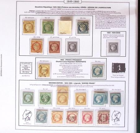 1849-2017, Belle collection neuve et oblitérée en