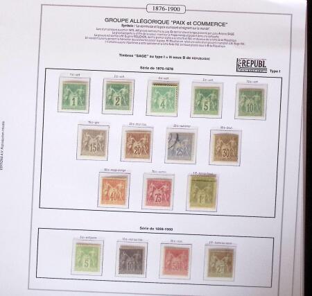 1849-2017, Belle collection neuve et oblitérée en