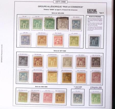 1849-2017, Belle collection neuve et oblitérée en