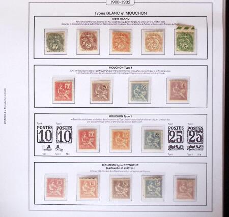 1849-2017, Belle collection neuve et oblitérée en