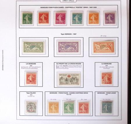 1849-2017, Belle collection neuve et oblitérée en