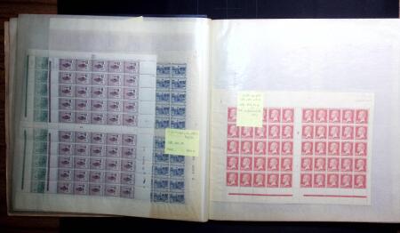 1907-39 Collection de 89 feuilles entières dont