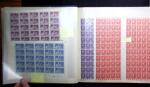 1907-39 Collection de 89 feuilles entières dont