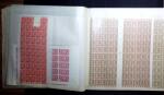 1907-39 Collection de 89 feuilles entières dont