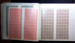 1907-39 Collection de 89 feuilles entières dont