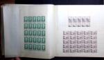1907-39 Collection de 89 feuilles entières dont