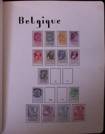 1880-1970, Various countries in four albums, showing
