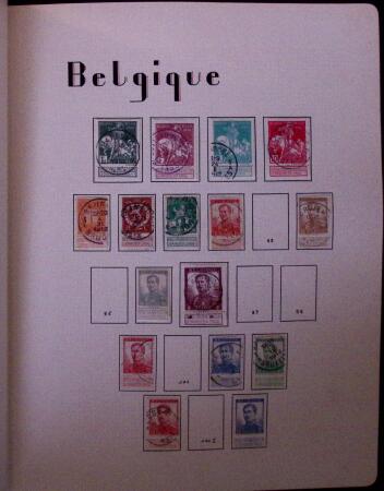 1880-1970, Various countries in four albums, showing