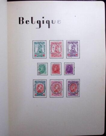 1880-1970, Various countries in four albums, showing