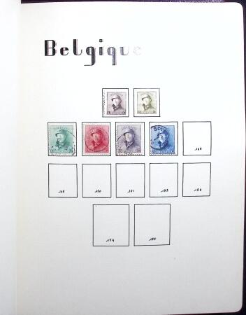 1880-1970, Various countries in four albums, showing