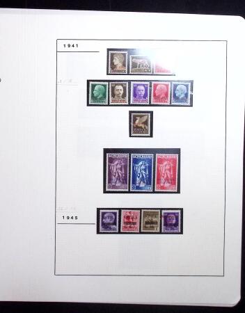 1880-1970, Various countries in four albums, showing