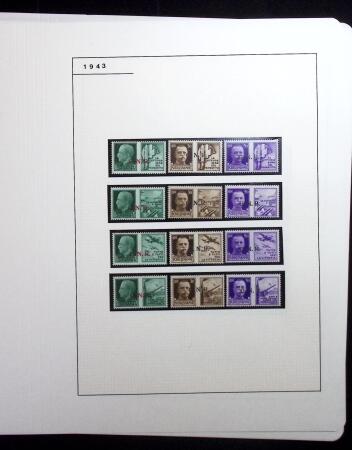 1880-1970, Various countries in four albums, showing